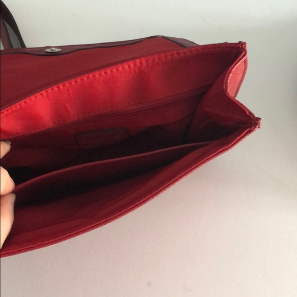 Nicole by Nicole Miller Red Shoulder Bag - Picture 6 of 8